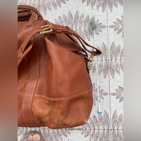 Coach Unisex Cognac Leather Weekender Bag with Shoulder Strap No F1S-0503 - Picture 3 of 7